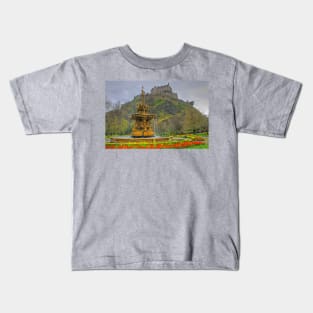 Fountain and Castle Kids T-Shirt